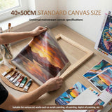3Pcs 16x20 Inch Solid Wood Canvas Stretcher Bars DIY Canvas Frame Kit with Hardware for DIY Oil Painting Diamond Art Home Decor