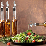 Weighted Stainless Steel Pourers Olive Oil Dispenser Spout Liquor Bottles Pourers Auto Flip Oil Dispenser (Silver,24Pcs) In Australia - Darrahopens