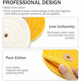 2 Set 6inch Buffing Polishing Wheels,for Bench Grinder,with Buffing Polishing Cutting Compounds,with Non-Woven Bandage In Australia - Darrahopens