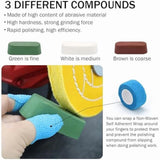 2 Set 6inch Buffing Polishing Wheels,for Bench Grinder,with Buffing Polishing Cutting Compounds,with Non-Woven Bandage