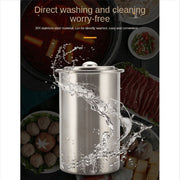 2X Press Ham Maker, Round Shape Stainless Steel for Making Healthy Homemade Meat with Thermometer