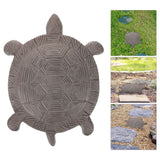 Durable Cast Iron Turtle Stepping Stone Coffee for Outdoor Decor