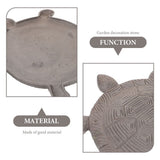 Durable Cast Iron Turtle Stepping Stone Coffee for Outdoor Decor