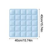 Pet Cooling Mat - 16"x16" Dog & Cat Cool Pad - No Water or Electricity Needed - Non-, Foldable & Waterproof - for Hot Weather & Travel