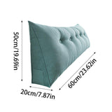 Triangular Headboard Pillow Twin XL for College Dorm Bed, Large Wedge Bed Rest Pillow with Backrest Support, Reading & Positioning Bolster Cushion for Daybed, Gap Filler & Lumbar Comfort In Australia - Darrahopens