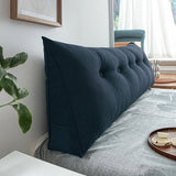 Triangular Headboard Pillow Twin XL for College Dorm Bed, Large Wedge Bed Rest Pillow with Backrest Support, Reading & Positioning Bolster Cushion for Daybed, Gap Filler & Lumbar Comfort In Australia - Darrahopens