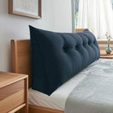 Triangular Headboard Pillow Twin XL for College Dorm Bed, Large Wedge Bed Rest Pillow with Backrest Support, Reading & Positioning Bolster Cushion for Daybed, Gap Filler & Lumbar Comfort