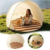 Instant Beach Tent for Family 3/4 Person Easy Pop UV Protection Outdoor Canopy with Ventilating Mesh Window for Outdoor Camping Picnic Garden Backyard Park Travel Vacation Party In Australia - Darrahopens