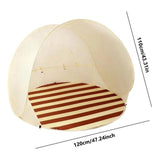 Instant Beach Tent for Family 3/4 Person Easy Pop UV Protection Outdoor Canopy with Ventilating Mesh Window for Outdoor Camping Picnic Garden Backyard Park Travel Vacation Party