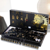 Mini Travel Mahjong Game Set, Portable Lightweight Tiles with Compact Storage Box, Durable Tabletop Tile Game for Family Gatherings Adults Parties, Indoor Outdoor Entertainment