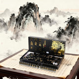 Mini Travel Mahjong Game Set, Portable Lightweight Tiles with Compact Storage Box, Durable Tabletop Tile Game for Family Gatherings Adults Parties, Indoor Outdoor Entertainment