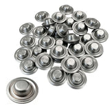 Metal Roof Screw Caps,No Screw Removal Watertight Seal Over Existing Screws,Rustproof Galvalume Leak Protection for Metal Roofing Siding Barns Sheds,White 1.38in 50 Pcs In Australia - Darrahopens
