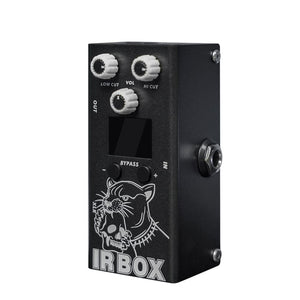 Guitar IR Box Pedal IR Cab Impulse Response Cabinets Speaker Simulation Guitar Bass Effects Pedal 6.35mm Input/Output