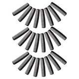 200Pcs Dual Tooth Black Pocket Combs for Men Compact Travel Hair Dressing and Styling In Australia - Darrahopens