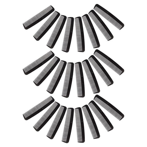 200Pcs Dual Tooth Black Pocket Combs for Men Compact Travel Hair Dressing and Styling In Australia - Darrahopens