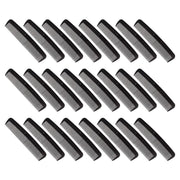 200Pcs Dual Tooth Black Pocket Combs for Men Compact Travel Hair Dressing and Styling