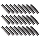 200Pcs Dual Tooth Black Pocket Combs for Men Compact Travel Hair Dressing and Styling