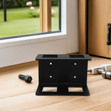 Black Trailer Hitch Holder for Truck Bed - and Compatible with Various Truck and SUV Models
