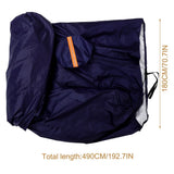 Dark Blue All Weather Car Cover Fit for Outdoor Sun Rain and Snow Protection