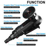 Pneumatic Chamfering Machine Carpenter Chamfering Tool Portable Handheld Grind Tool Metal Wood Acrylic Deburring Beveling Trimming Machine In Australia - Darrahopens