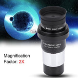 1.25" Telescope Eyepiece Set 4/10/25mm 2X  Lens Kit for Astronomy