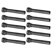 10pcs Trampoline Legs Covers Black Rubber With Shock Absorption For General Public Use