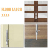 2-Pack Heavy Duty Stainless Steel Bolt Locks for Wooden Gates, Fences, and Doors - Security Latches Hardware