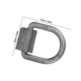 4 Pcs Steel D Rings Weld On Tie Down Anchor For Trailer Truck Cargo Applications In Australia - Darrahopens