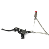 Motorcycle Hydraulic Brake Handle Easy Install Black