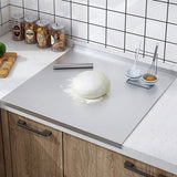 Plated Stainless Steel Kitchen Chopping Board with Space-Saving Design and Multi-Functional Use