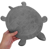 Slip Resistant Cast Iron Turtle Stepping Stone for Outdoor Pathways
