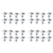 32Pack Solar Panel Mounting Brackets, Solar Panel End Clamps, Centre Clamps, for PV Solar Panel Solar Module 30mm,32 x solar panel clamp brackets,Silver In Australia - Darrahopens