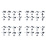 32Pack Solar Panel Mounting Brackets, Solar Panel End Clamps, Centre Clamps, for PV Solar Panel Solar Module 30mm,32 x solar panel clamp brackets,Silver In Australia - Darrahopens