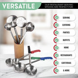 Portion Control Serving Spoons - Bariatric Must Haves - Perfect for & Gastric Bypass - Set of 16 Ladles,Photo Color