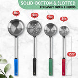 Portion Control Serving Spoons - Bariatric Must Haves - Perfect for & Gastric Bypass - Set of 16 Ladles,Photo Color