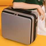 16 Inch Travel Suitcase Cosmetic Box Hand Luggage Organizer Makeup Case Password Box Portable Boarding Case,1 * 16 inch Travel Suitcase,Grey In Australia - Darrahopens