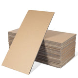 Khaki Corrugated Cardboard Sheets for Crafting and Packing - Easy to Shape, Versatile Use (50Pcs) In Australia - Darrahopens
