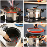 Multi Use Stainless Steel Pressure Cooker Nonstick with Ergonomic Handles In Australia - Darrahopens