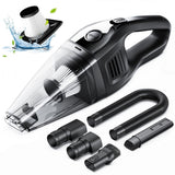 Cordless Hand Vacuum, Strong Suction Cordless Portable Car Vacuum, Compact Home and Car Vacuum, for Home Interior Car Seat Gap Dust Cleaning