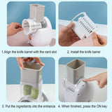 Kitchen Drum Electric Multi-function Vegetable Vegetable Potato Shredder Shredder In Australia - Darrahopens