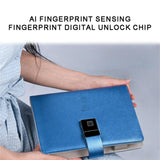 Intelligent Fingerprint Unlocking Notebook Mobile Wireless Charging Notebook A5 Loose Business Notebook,Journal Notebook for Computer & Website Logins ﻿ In Australia - Darrahopens