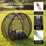 Clearance!360° Panoramic Rolling Cat Playpen - Indoor & Outdoor Safe Enclosure, One-Click Setup & Easy Storage, Breathable & Washable In Australia - Darrahopens