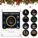 Christmas Vinyl Fridge Magnetic Music Player, Mini Record Player, NFC Discs In Australia - Darrahopens
