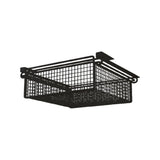 Darrahopens Home & Garden > Storage > Clothing & Wardrobe Storage Pull Out Cabinet Storage Basket,Under Cabinet Hanging Drawer,Metal Wire Mesh Storage Basket Organizer,for Kitchen Office Wardrobes Cupboard (Blcak,35x35x10cm) In Australia - Darrahopens