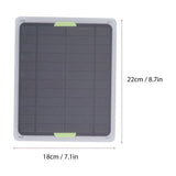 Solar Panel Heater Kit - Portable 5V USB Charger & Warm Air Blower for Chicken Coops/Dog Houses, Includes Solar Panel + Battery + Heater (-10°C to 70°C)