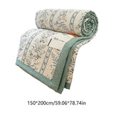 Brighten Up Summer Quilt for Room - Lightweight Breathable Throw - Washable Cotton Blanket to Add Color to Living Space