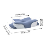 Sleep Apnea Pillow for Side Sleepers, Cervical Neck Pillow for Neck Pain Relief, Ergonomic Contour Memory Foam Pillow for Back, Side & Stomach Sleepers