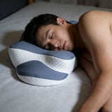 Sleep Apnea Pillow for Side Sleepers, Cervical Neck Pillow for Neck Pain Relief, Ergonomic Contour Memory Foam Pillow for Back, Side & Stomach Sleepers