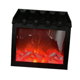 Fireplace Lights Small Fake Fireplace No Heater Function Portable Fireplace Fire Triangular roof In Australia - Darrahopens