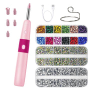 Darrahopens Home & Garden > Hobbies > Arts & Crafts Cordless Hotfix Rhinestone Applicator Bedazzler With Vacuum Pick Up Function Adjustable Heat Wand For Clothes & DIY 5 Tips And 3024 Rhinestones Craft Stationery In Australia - Darrahopens